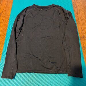 Black Fleece Long Sleeve Shirt Small